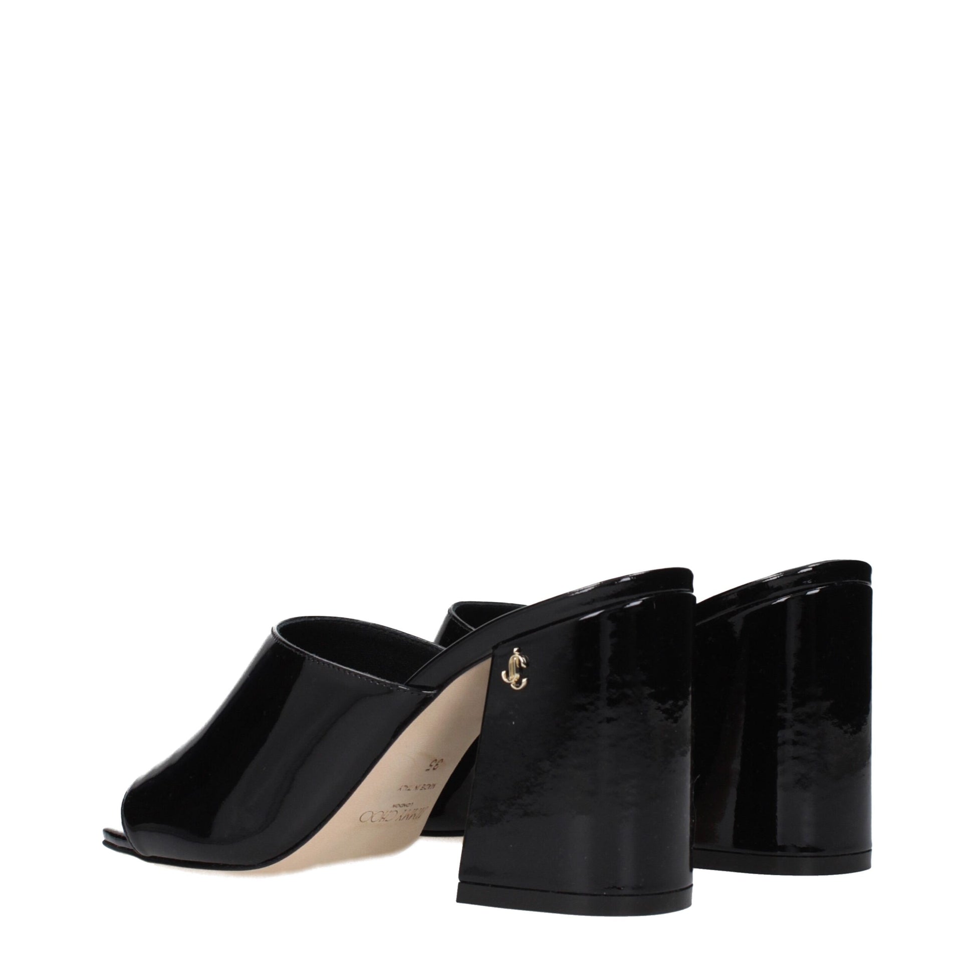 Black Leather Platforms