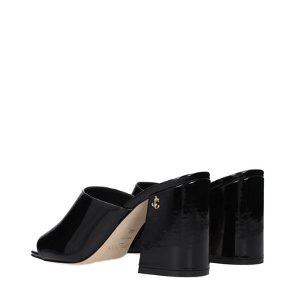 Black Leather Platforms