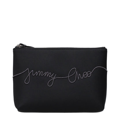 Black Satin Clutch Bags