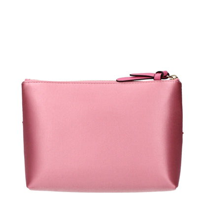 Pink Satin Clutch Bags