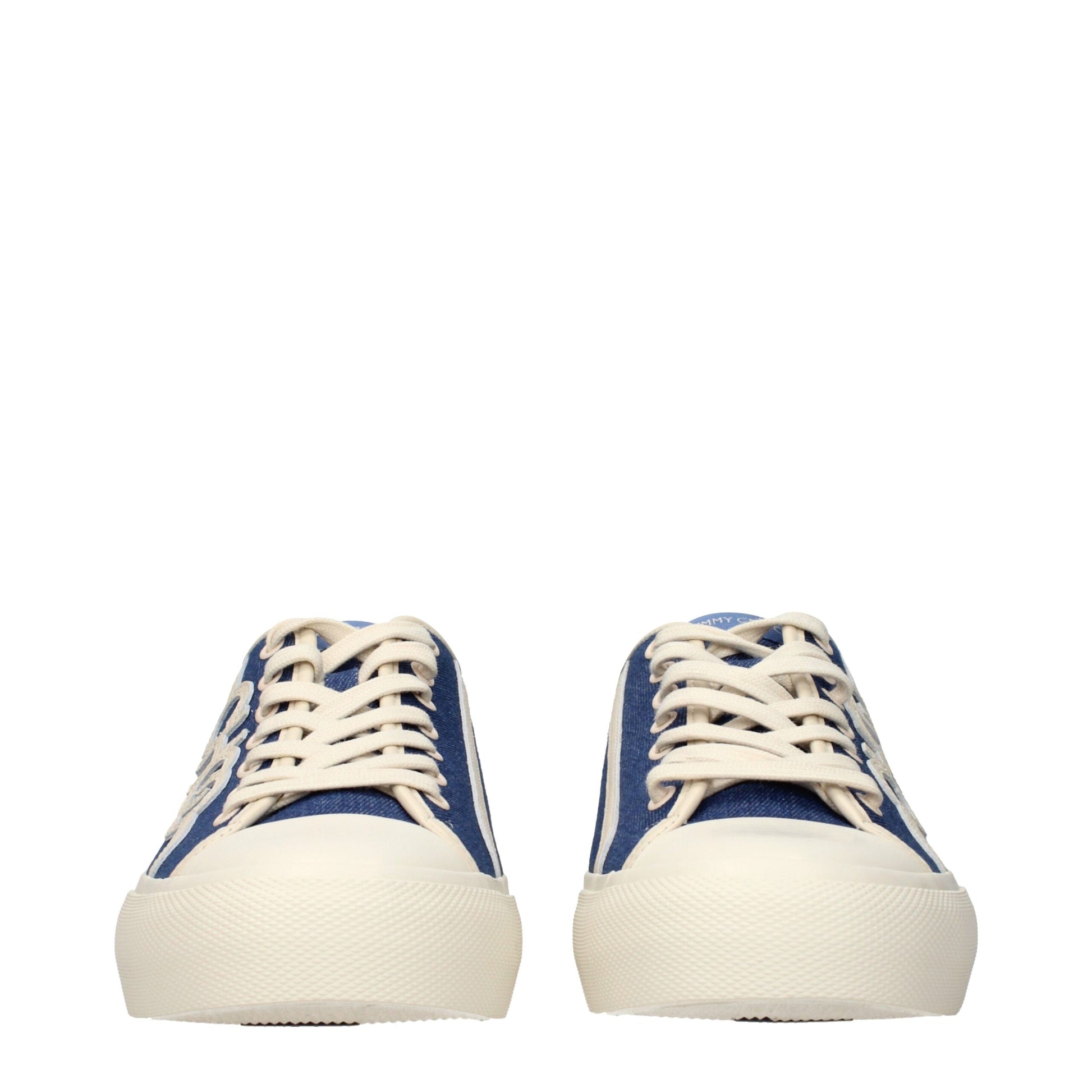 Blue Fabric Low Tops