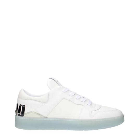 White Leather Low Tops