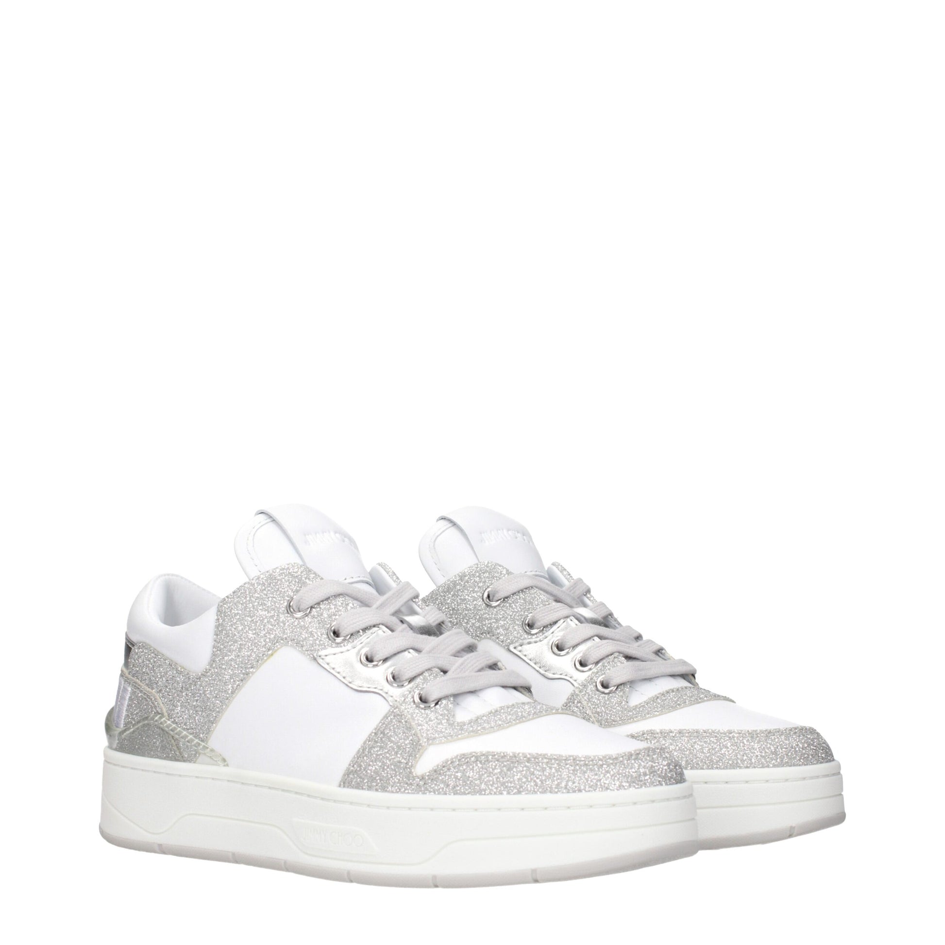 White Leather Low Tops