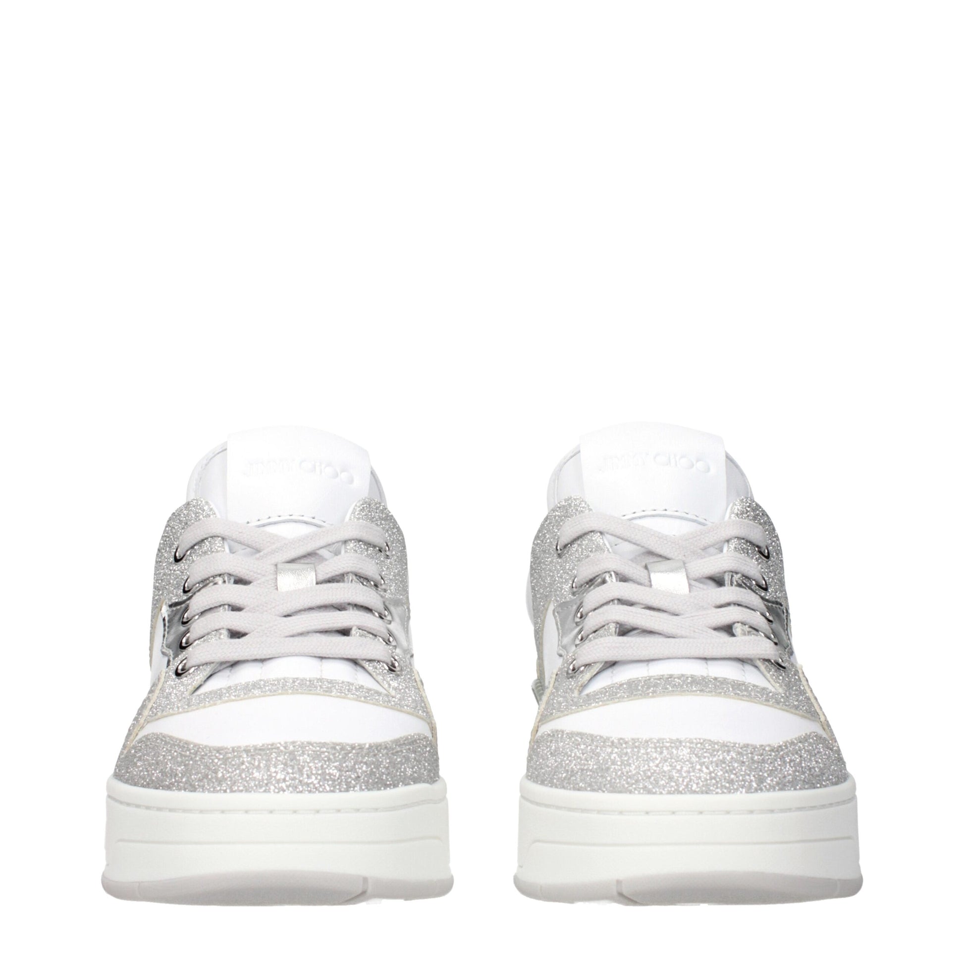 White Leather Low Tops