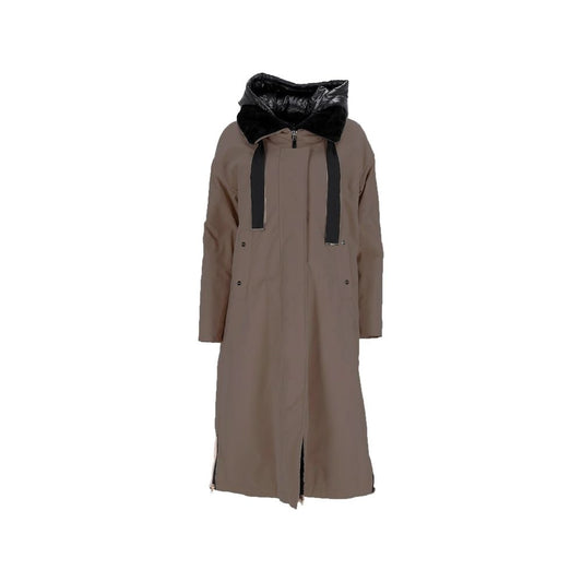 Fur Lining Midi Parka Coat
