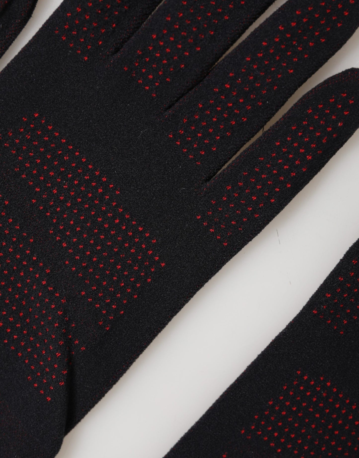 Black DG Logo Cotton Hands Mitten Men Gloves