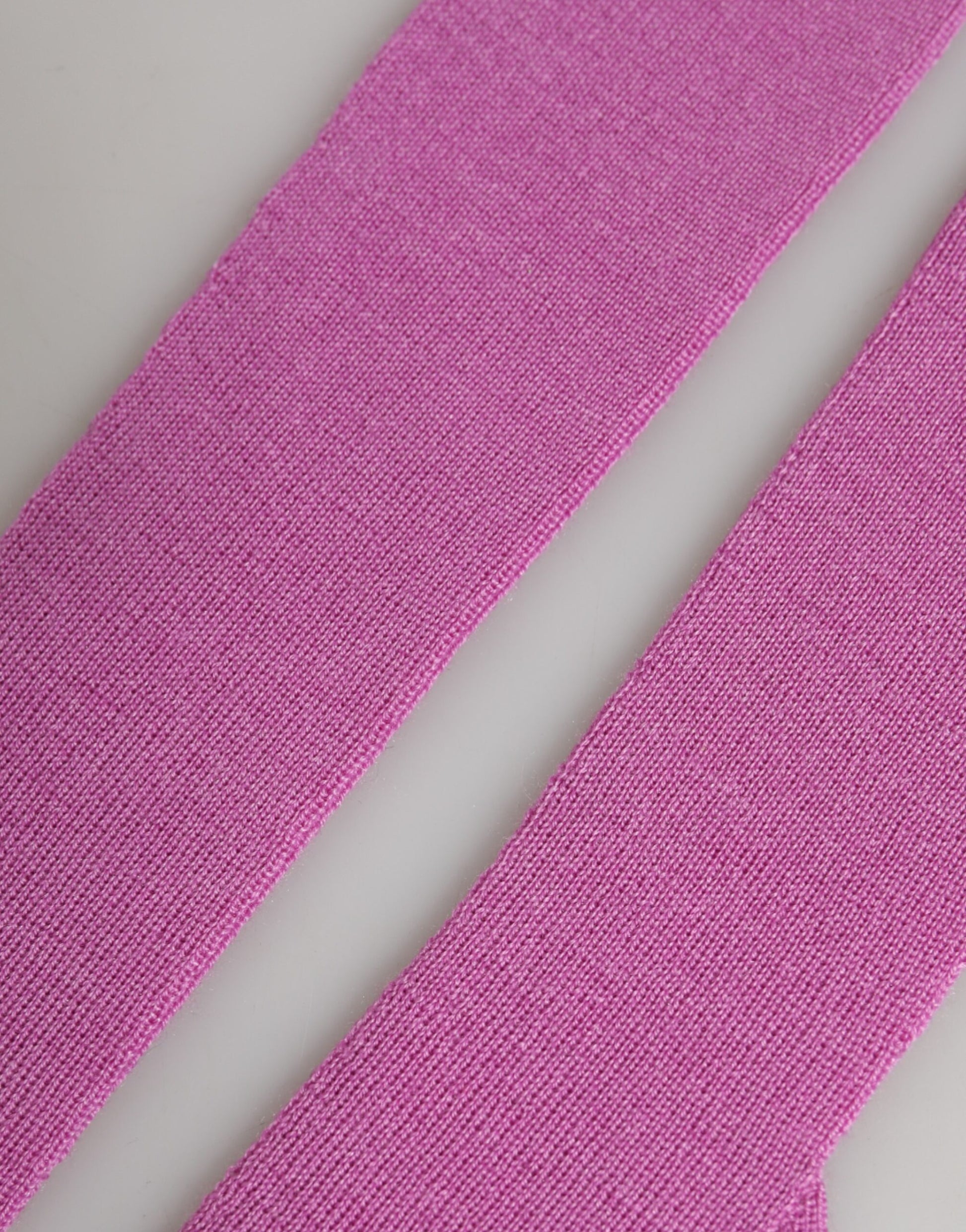 Pink Wool Fingerless Elbow Length Mitten Gloves