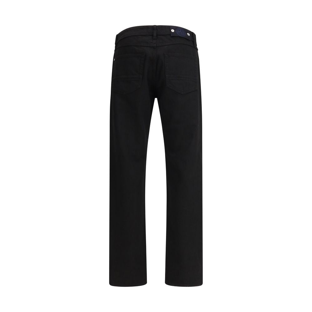 Black Cotton Jeans Denim