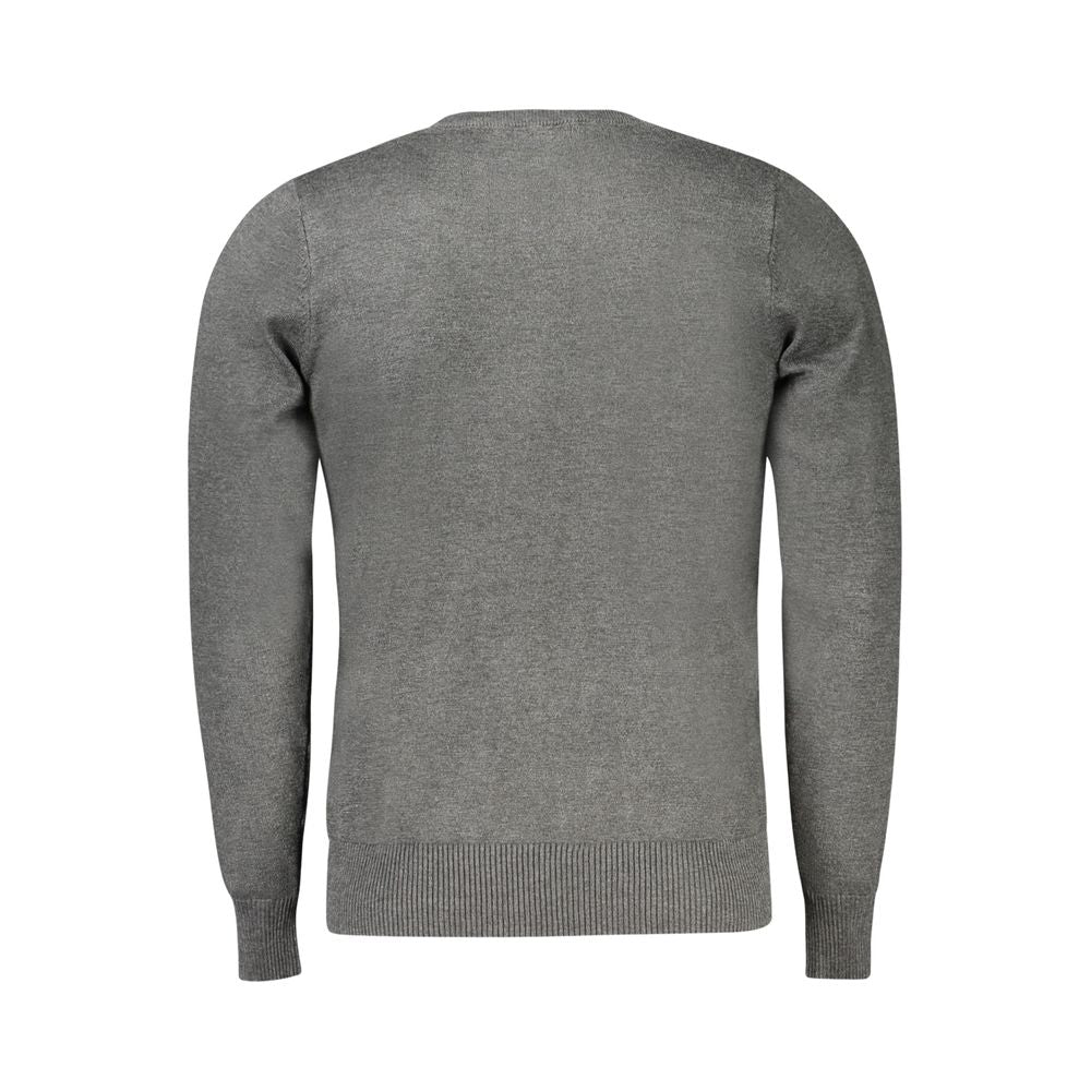 Grigio Viscosa Men's Long-Sleeved T-Shirt