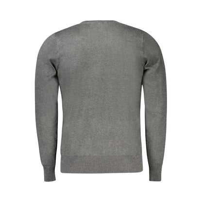 Grigio Viscosa Men's Long-Sleeved T-Shirt