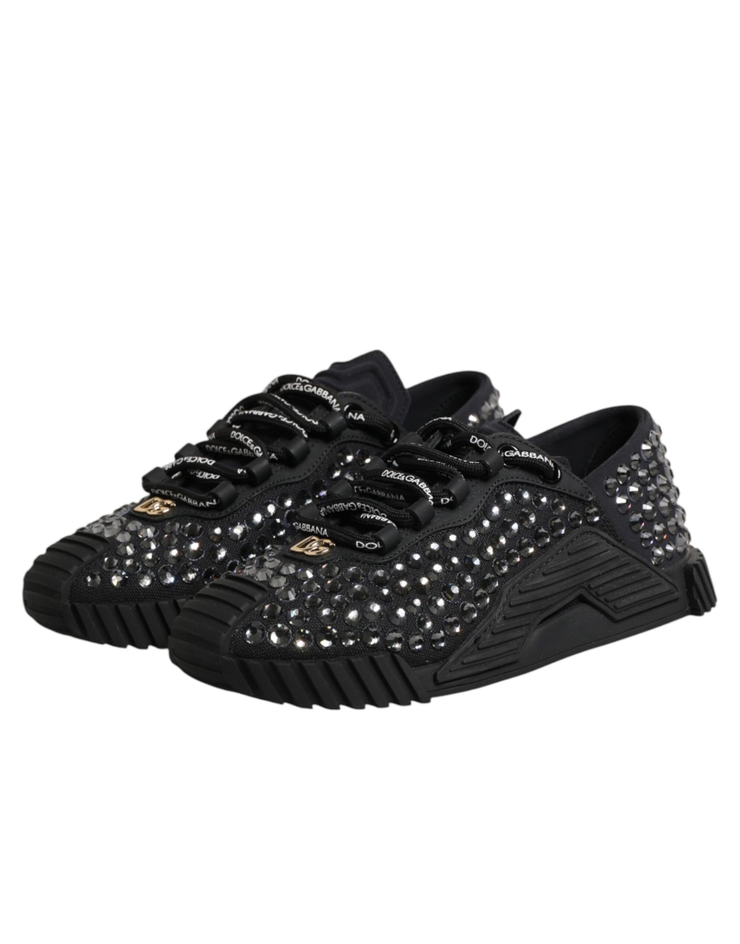 Shoes Black Embellished Low Top NS1 Sneakers Shoes