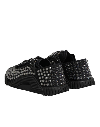 Shoes Black Embellished Low Top NS1 Sneakers Shoes