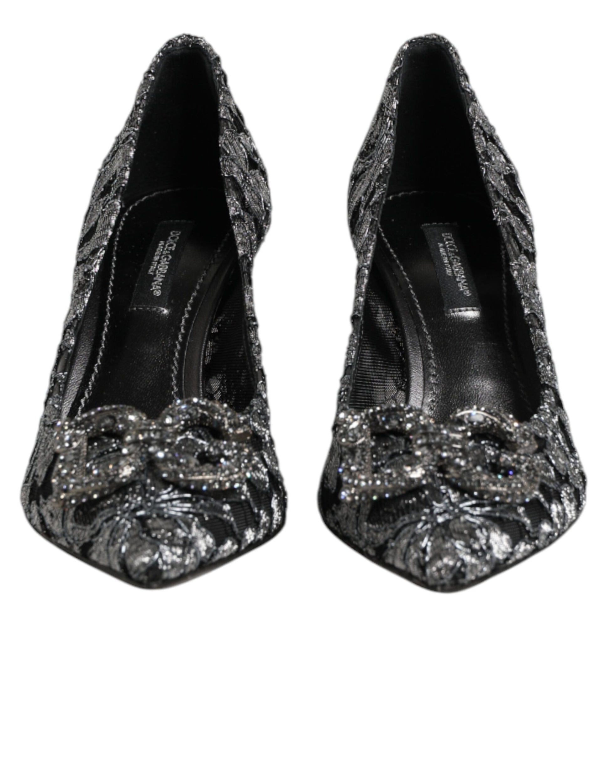 Silver Lace DG Amore Heels Pumps Shoes