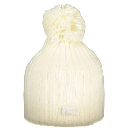 White Polyester Women Hat