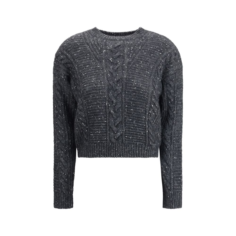 Gray Polyamide Sweatshirt