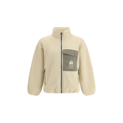 Cream Polyester Shell Jacket
