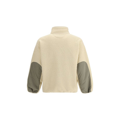 Cream Polyester Shell Jacket