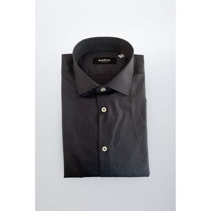 Gray Cotton Men Shirt