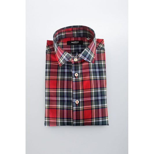 Multicolor Cotton Men Shirt