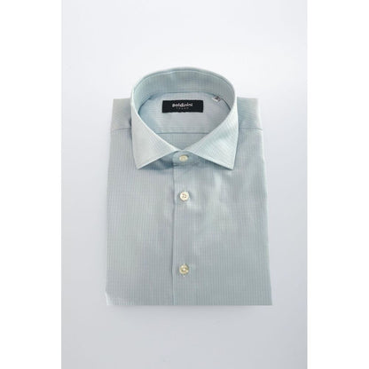 Light Blue Cotton Men Shirt