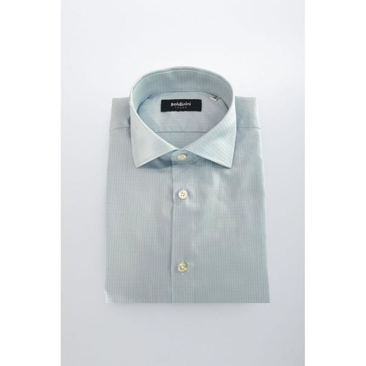 Light Blue Cotton Men Shirt