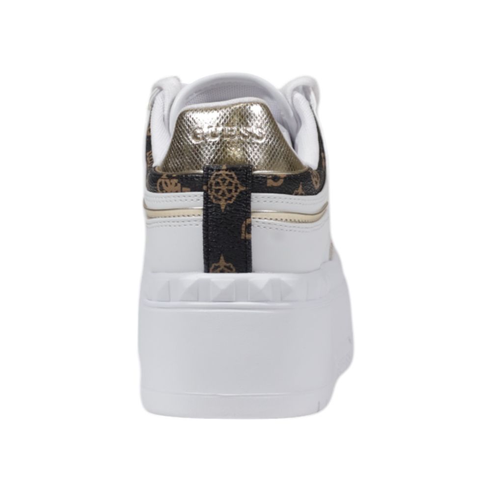 White Polyethylene Platform Pumps