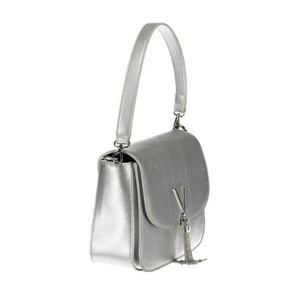 Argento Polyurethane Women Handbag