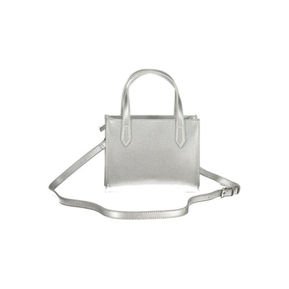 Gray Polyethylene Women Handbag