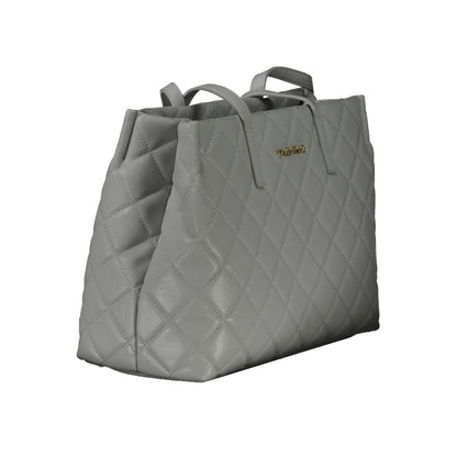 Grigio Poliuretano Women Handbag