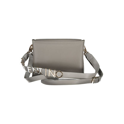 Grigio Polyurethane Woman Handbag