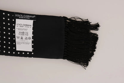 White Cotton Black Silk Scarf Top T-shirt