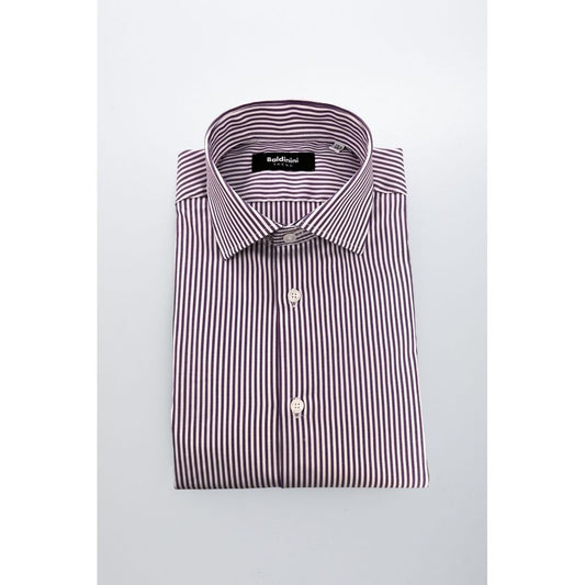 Purple Cotton Men Shirt