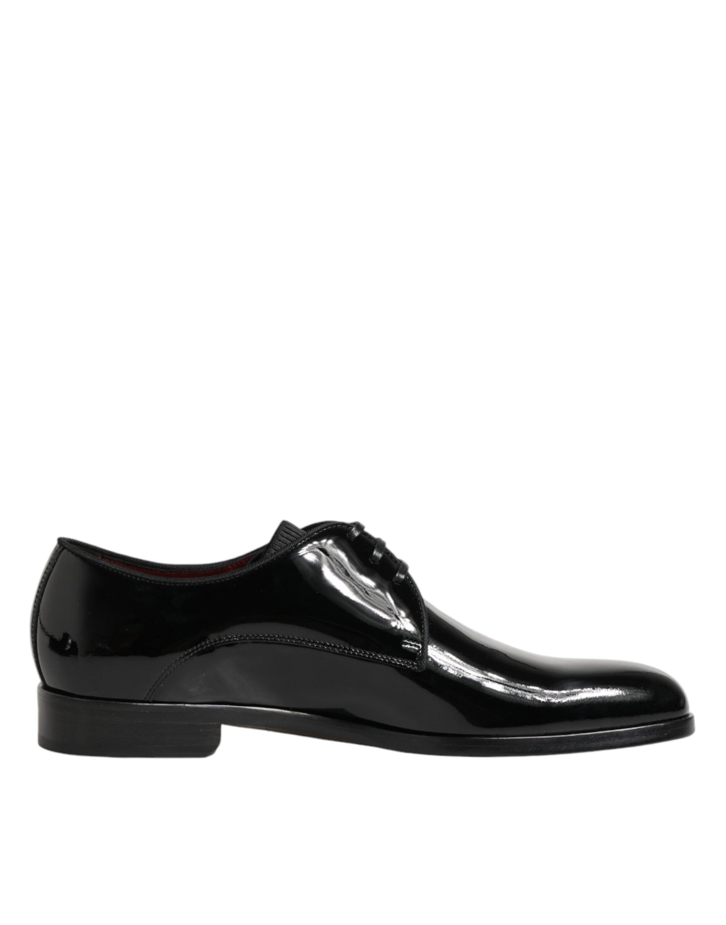 Black Calfskin Leather Derby Dress Shoes