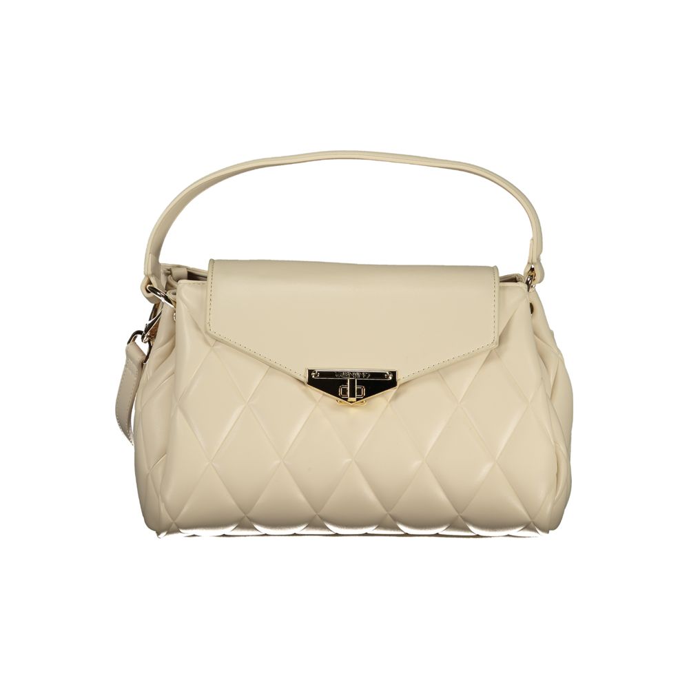 Beige Polyethylene Handbag