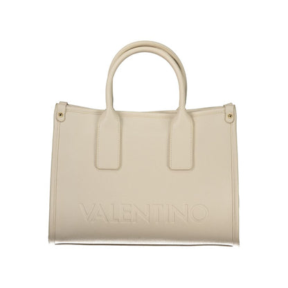 Beige Polyethylene Handbag
