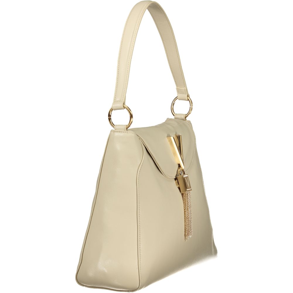 Beige Polyethylene Handbag