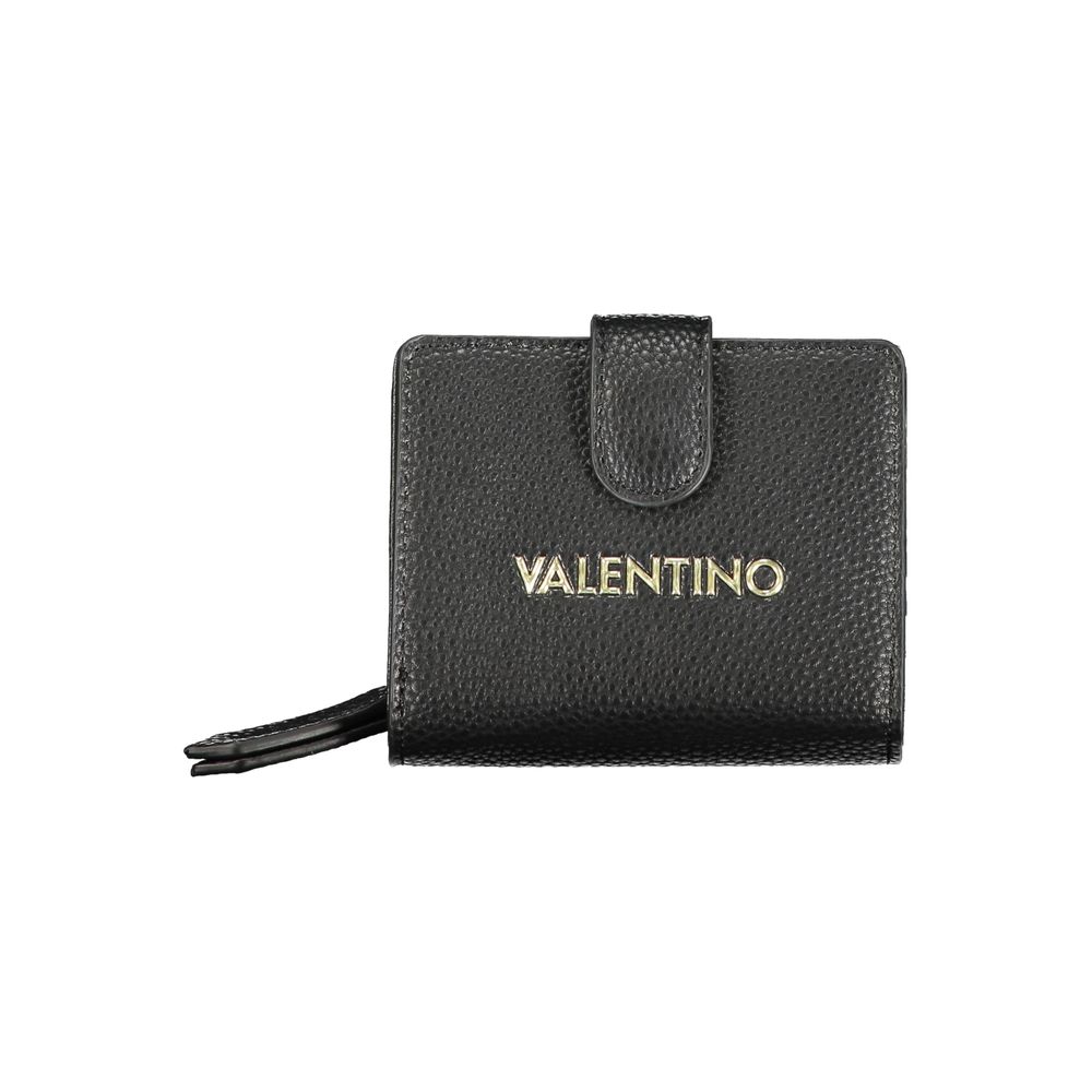 Black Polyurethane Women Wallet