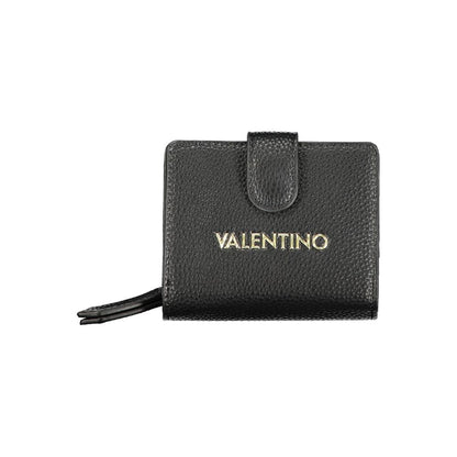 Black Polyurethane Women Wallet