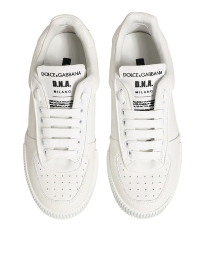 White Leather MIAMI Low Top Sneakers Shoes