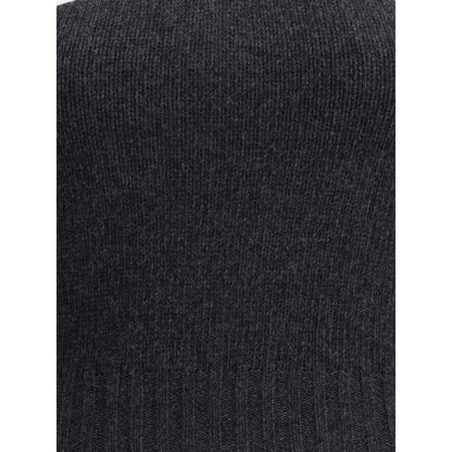 Gray Fleece Wool Top