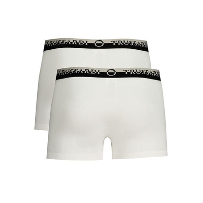 White Cotton Men Boxer