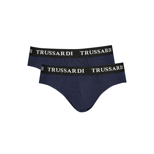 Blue Cotton Men's Underwear