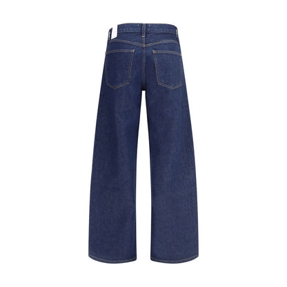 Blue Cotton Jeans Denim