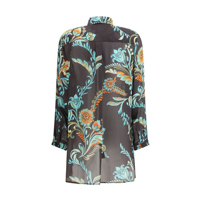 Multicolor Silk Pattern Shirt