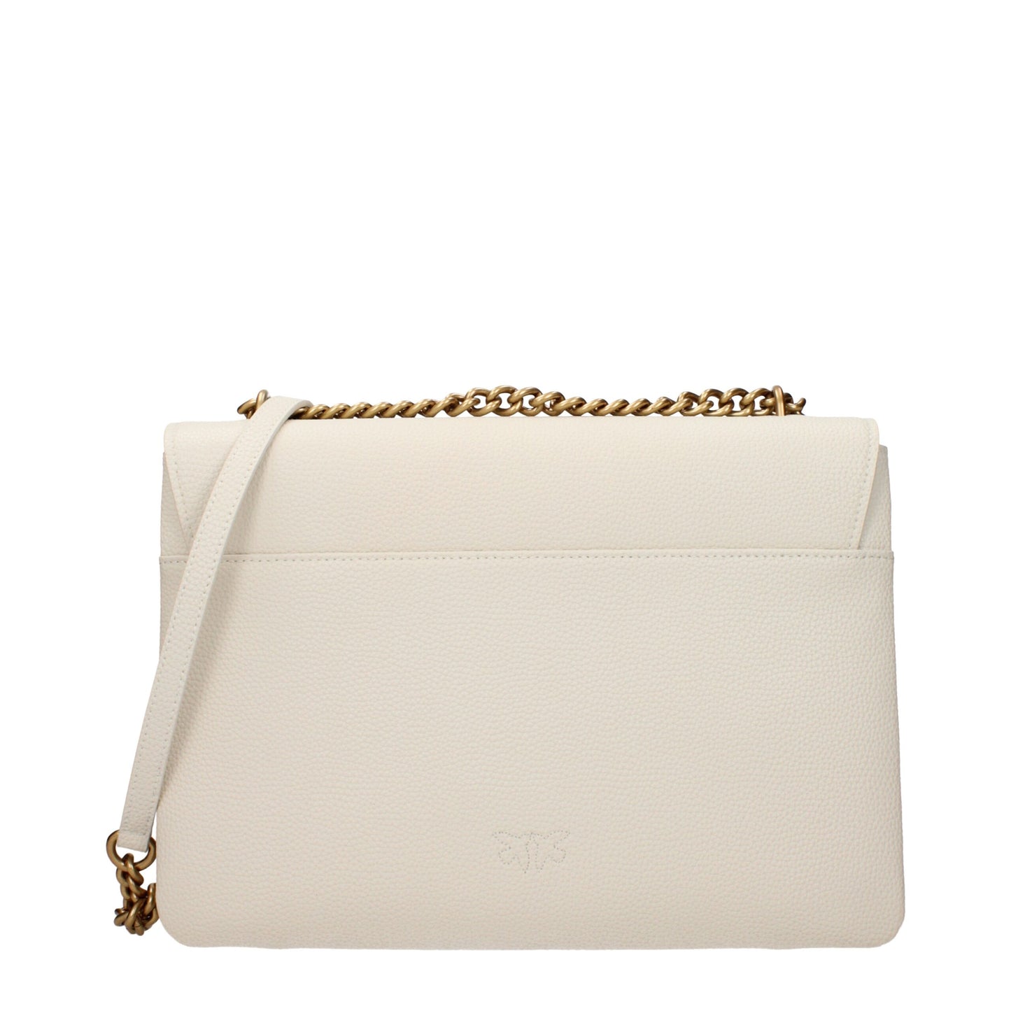 Beige Leather Crossbody Bag