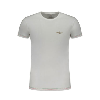 White Cotton Men's T-Shirt