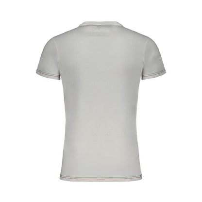 White Cotton Men's T-Shirt