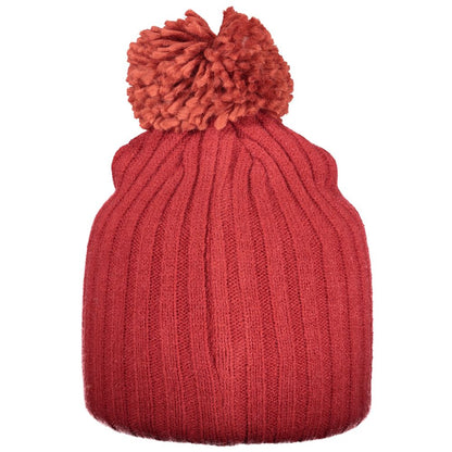 Red Polyester Women Hat