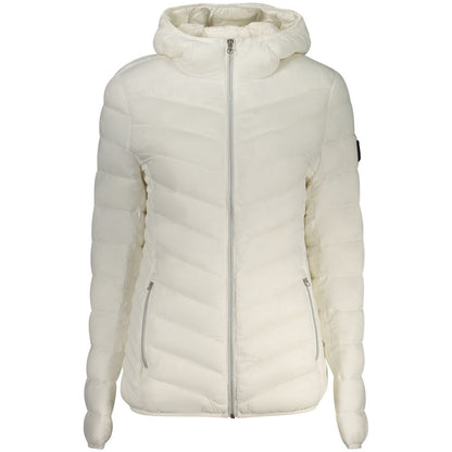 White Polyamide Women Jacket
