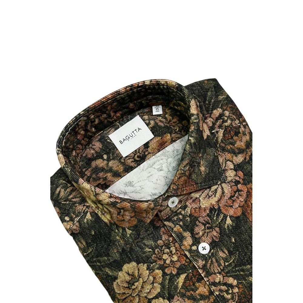 Multicolor Cotton Men's Shirt